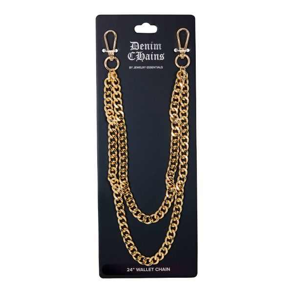 11mm Double Cuban Pant Chain 24" -BKC-205