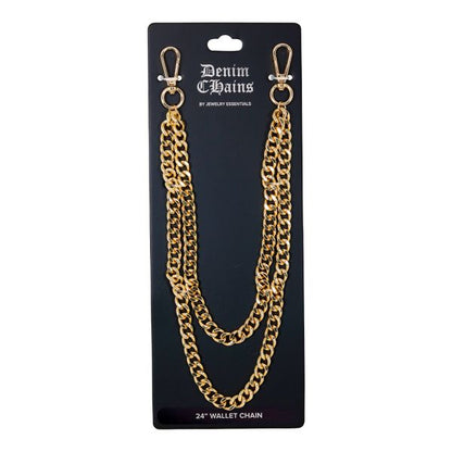 11mm Double Cuban Pant Chain 24" -BKC-205