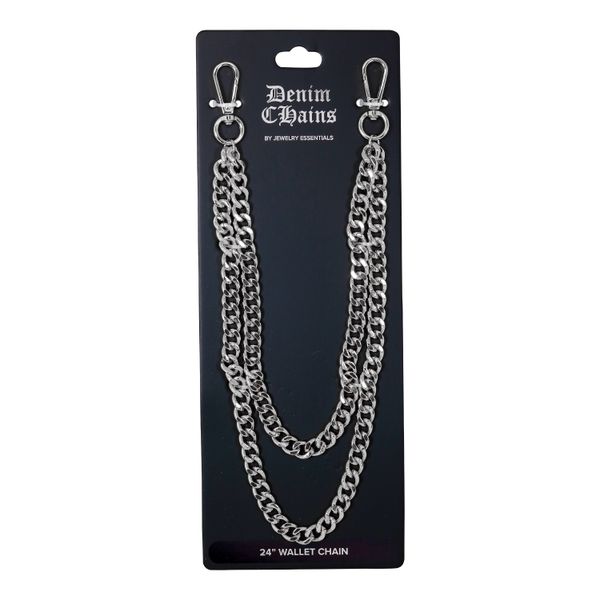 11mm Double Cuban Pant Chain 24" -BKC-205