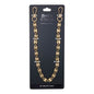 Gold wallet chain on a black card with 'Denim & Co.' branding.