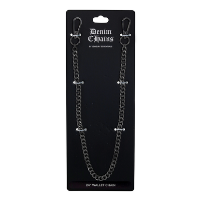 9mm Cuban Link Pant Chain 24" -BKC-208