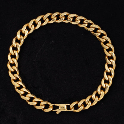 7.5mm Solid Cuban Bracelet - CSBR-301