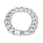 15mm Iced Cuban Bracelet - HBR-102