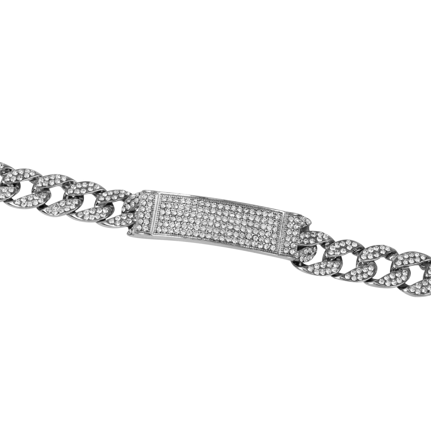 15mm Iced Cuban Bracelet W/ Tag - HBR-113