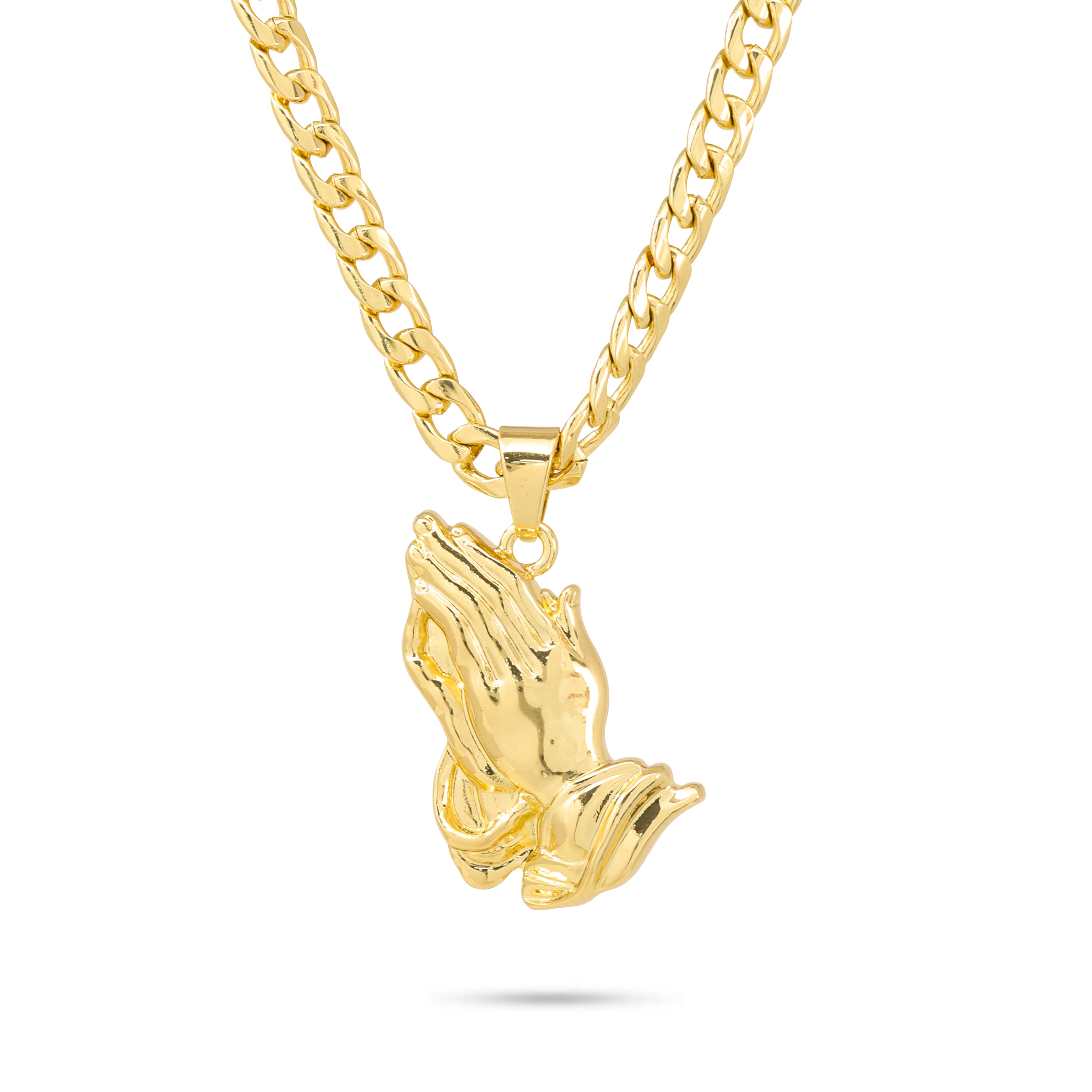 PRAYING HAND NECKLACE GOLD