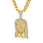 XL Iced Jesus Pendant with 9mm Solid Cuban Chain 30" - HC-6002**