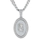XL Iced Jesus Pendant with 9mm Solid Cuban Chain 30" - HC-6018**
