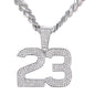 XL Iced Basketball Pendant with 9mm Solid Cuban Chain 30" - HC-6033