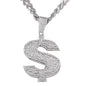 XL Iced Money Pendant with 9mm Solid Cuban Chain 30" - HC-6048