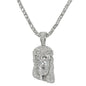 Iced Jesus Pendant with 3.5mm Tennis Chain 24" - HC-701