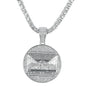 Iced Last Pendant with 3.5mm Tennis Chain 24" - HC-721