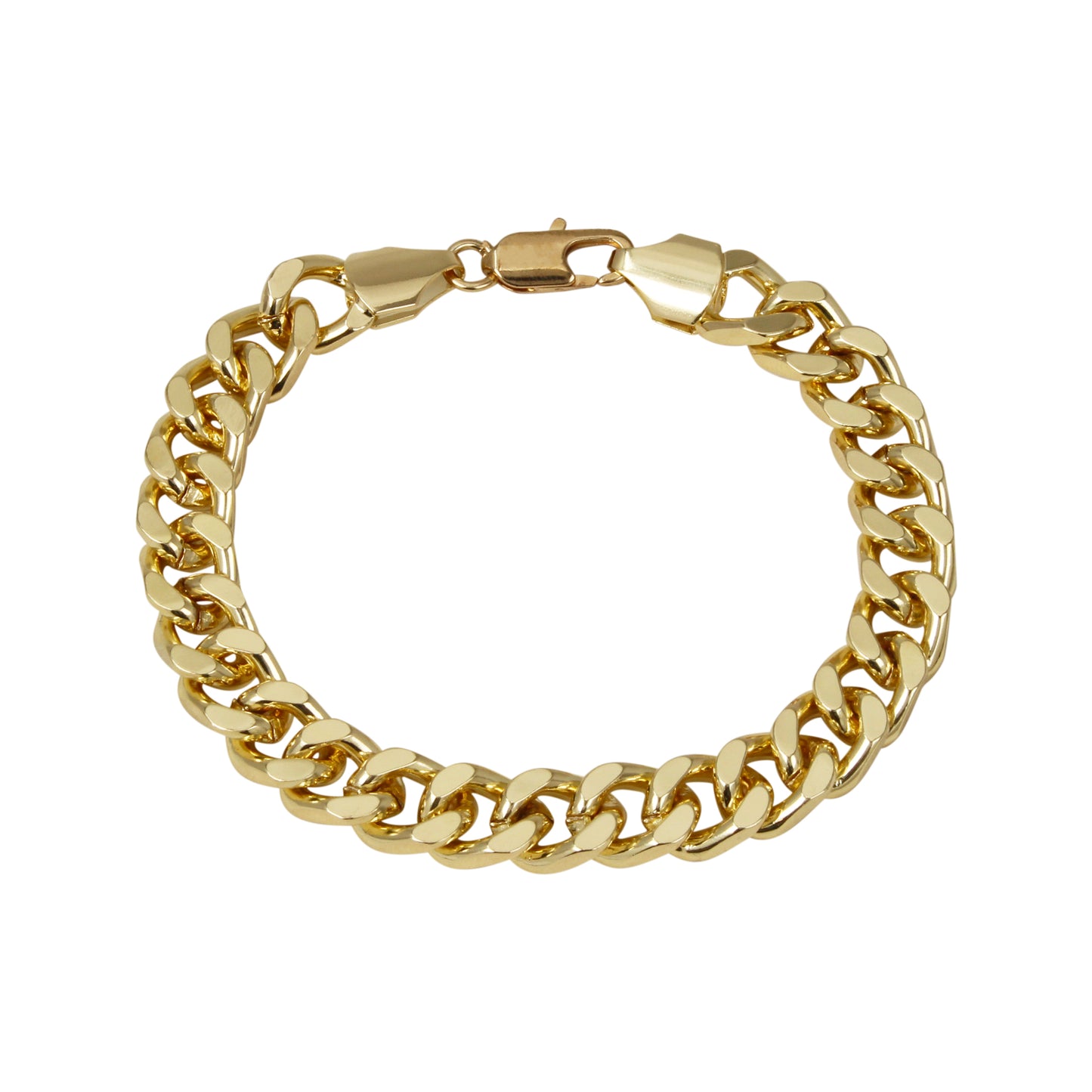 12mm Solid Cuban Bracelet - HCCH-201-B