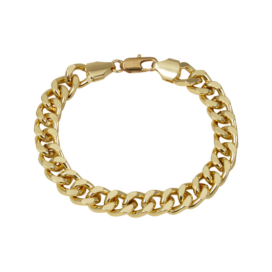 12mm Solid Cuban Bracelet - HCCH-201-B