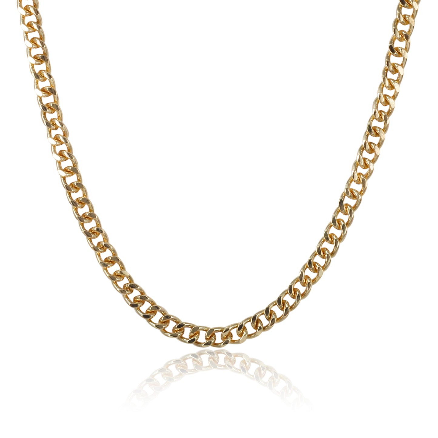6mm Solid Cuban Chain - HCCH-303**