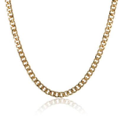 6mm Solid Cuban Chain - HCCH-303**