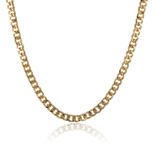 6mm Solid Cuban Chain - HCCH-303**