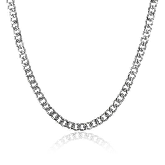 6mm Solid Cuban Chain - HCCH-303**