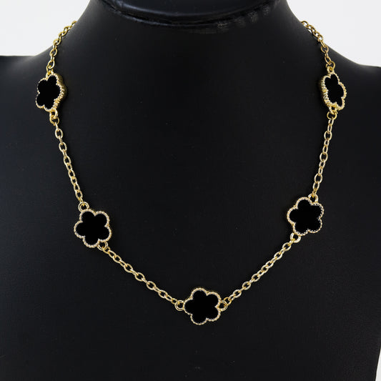 15mm Clover Chain Men Link Necklace - HCHS-101