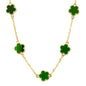 15mm Clover Chain Men Link Necklace - HCHS-101