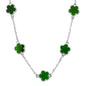 15mm Clover Chain Men Link Necklace - HCHS-101