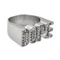 Mens One Size Iced Out DOPE Ring - HR-16