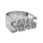 Mens One Size Iced Out SWAG Ring - HR-17