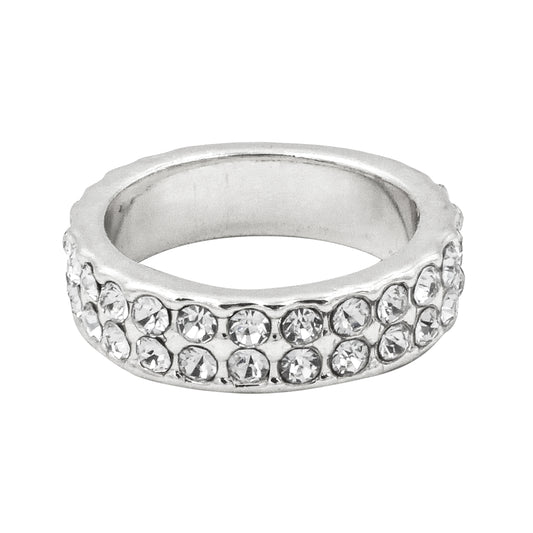 Mens One Size Iced Out Diamond Ring - HR-35