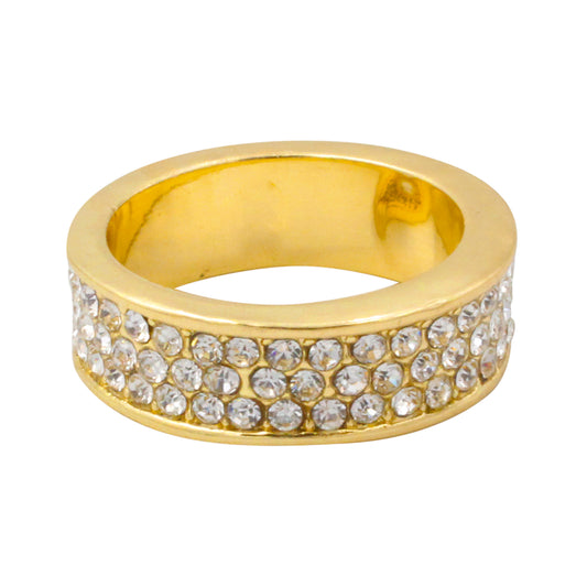 Mens One Size Iced Out Diamond Ring - HR-37