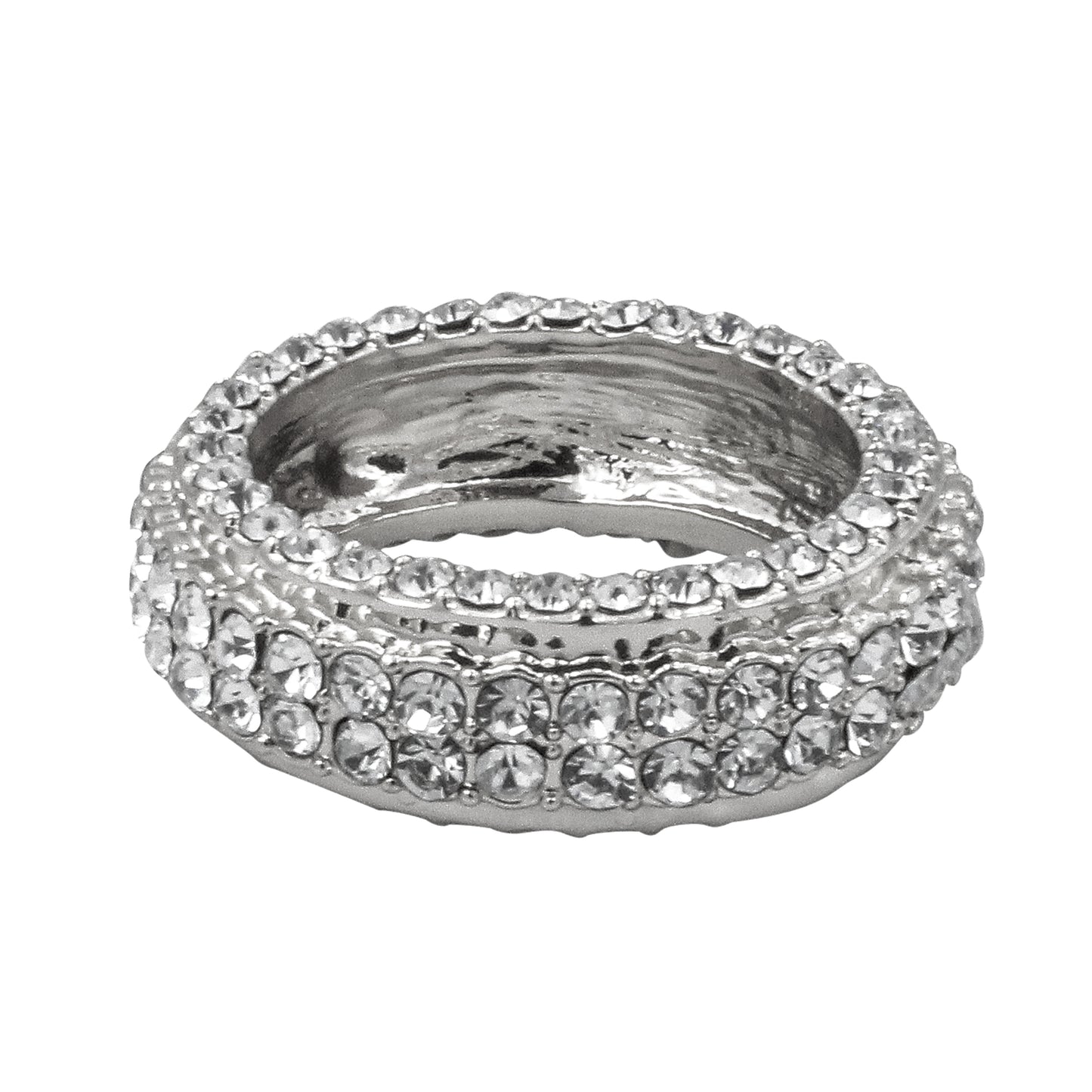 Mens One Size Iced Out Diamond Ring - HR-46