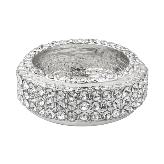 Mens One Size Iced Out Classic Diamond Ring - HR-47