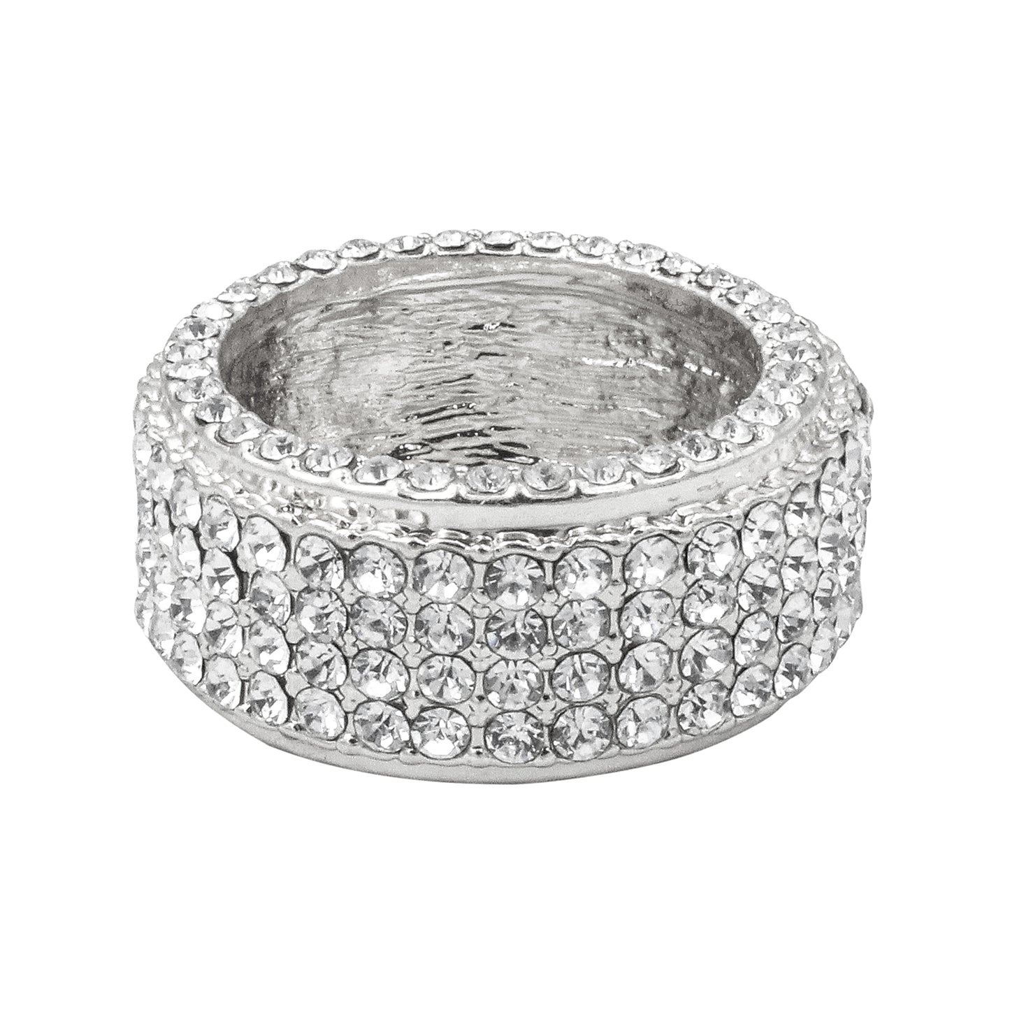 Mens One Size Iced Out Diamond Ring - HR-48