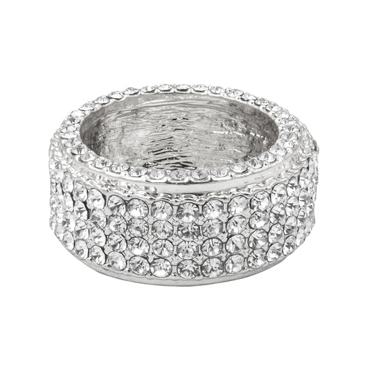 Mens One Size Iced Out Diamond Ring - HR-48