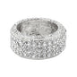 Mens One Size Iced Out Diamond Ring - HR-48