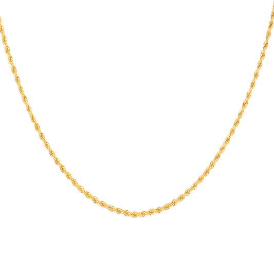 2.5mm Solid Rope Chain - HRCH-025