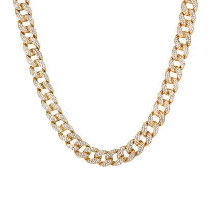 15mm Iced Out Cuban Chain - HSCH-102**