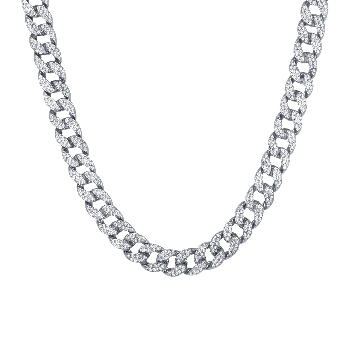 15mm Iced Out Cuban Chain - HSCH-102**