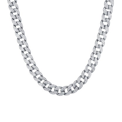 15mm Iced Out Cuban Chain - HSCH-102**