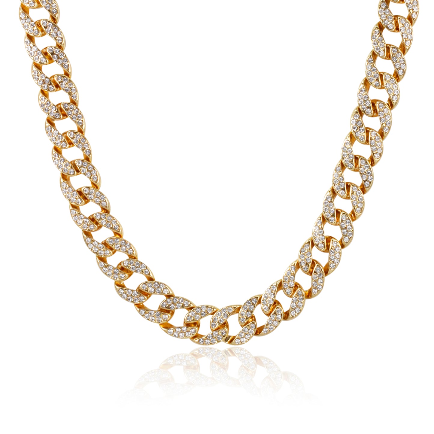 14mm Iced Out Cuban Chain - HSCH-105**