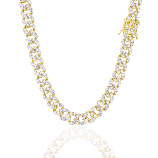 11mm Iced Out Cuban Chain - HSCH-120