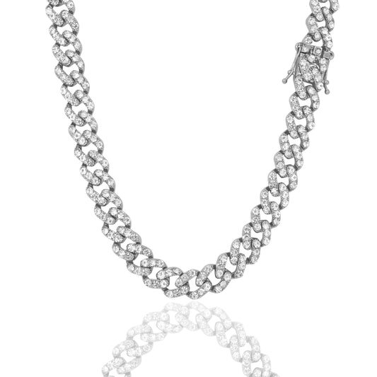11mm Iced Out Cuban Chain - HSCH-120