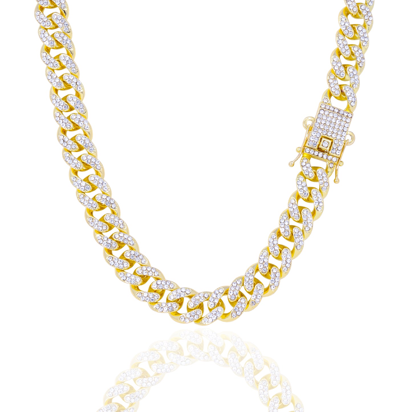 12mm Iced Out Cuban Chain - HSCH-121