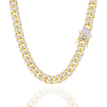 12mm Iced Out Cuban Chain - HSCH-121