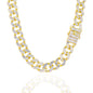 17mm Iced Out Baguette Cuban Chain - HSCH-123