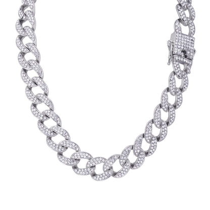 16mm Iced Out Cuban Chain - HSCH-130