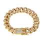 15mm Iced Cuban Bracelet - HSCH-132-B