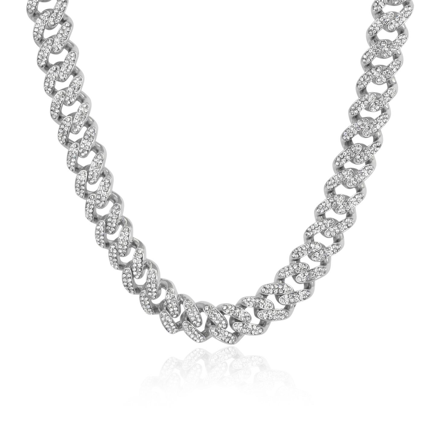 15mm Iced Out Cuban Chain - HSCH-132