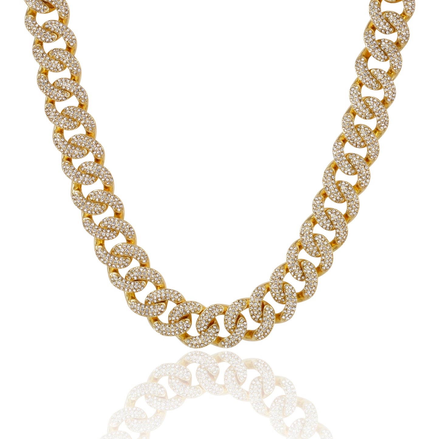 18mm Iced Out Cuban Chain - HSCH-133