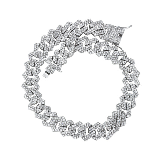 20mm Iced Out Cuban Chain - HSCH-157