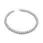 3mm Square CZ Tennis Bracelet - HSCH-405-B**