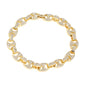 10mm Iced Mariner Bracelet - HSCH-510-B**